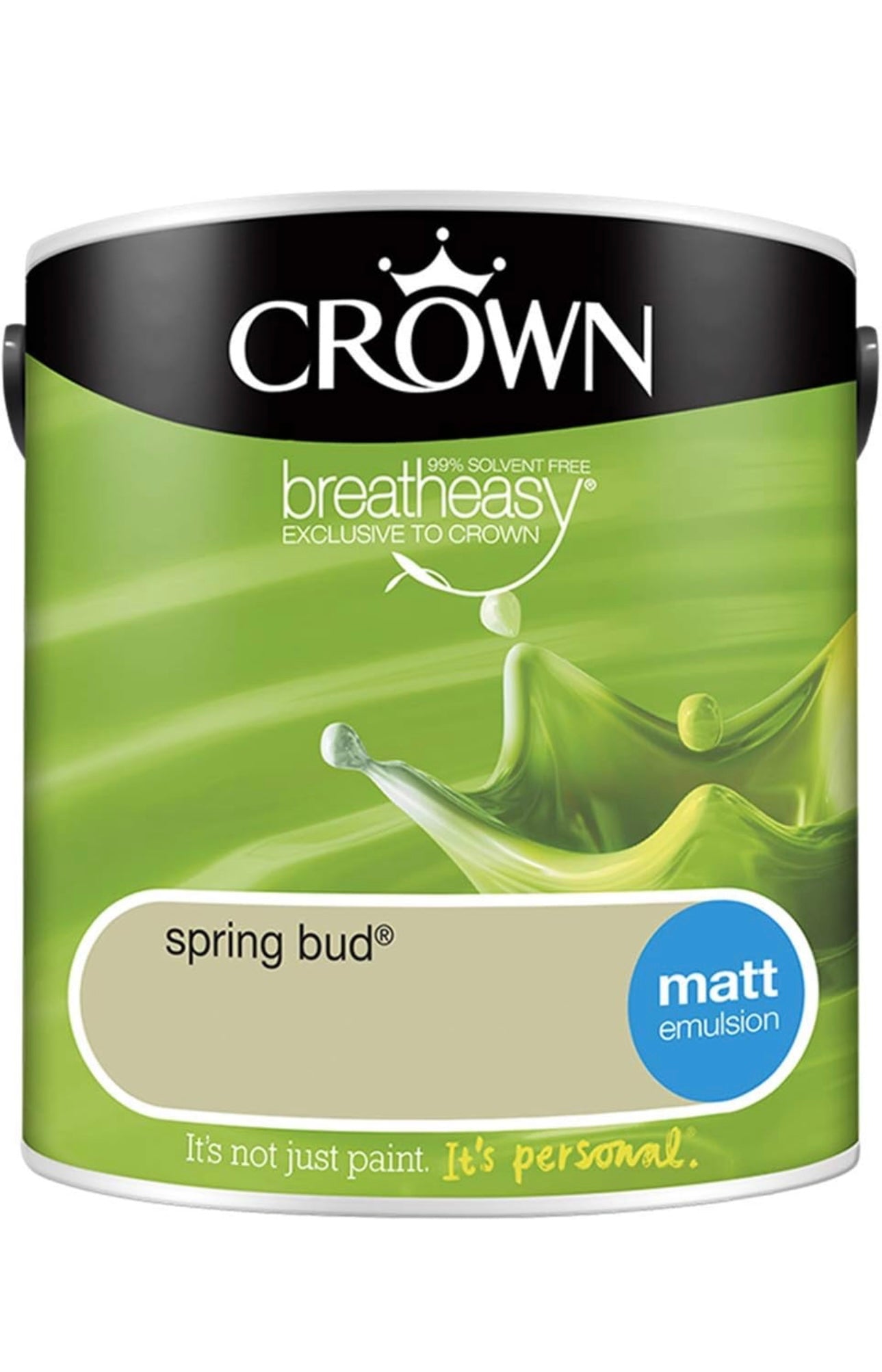 Crown Paint Sprin Bud Matt Emulsion Paint 2.5L Crown Paint Sprin Bud Matt Emulsion Paint 2.5L